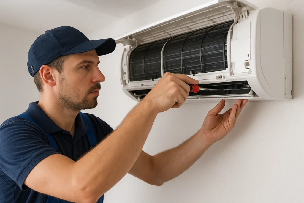 Mantenimiento de aire acondicionado